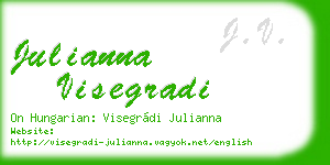 julianna visegradi business card